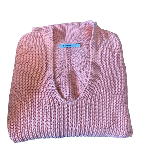 Alexander Wang Chunky Cotton Sweater Coral - Picture 4 of 6